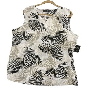 Kasper sleeveless blouse